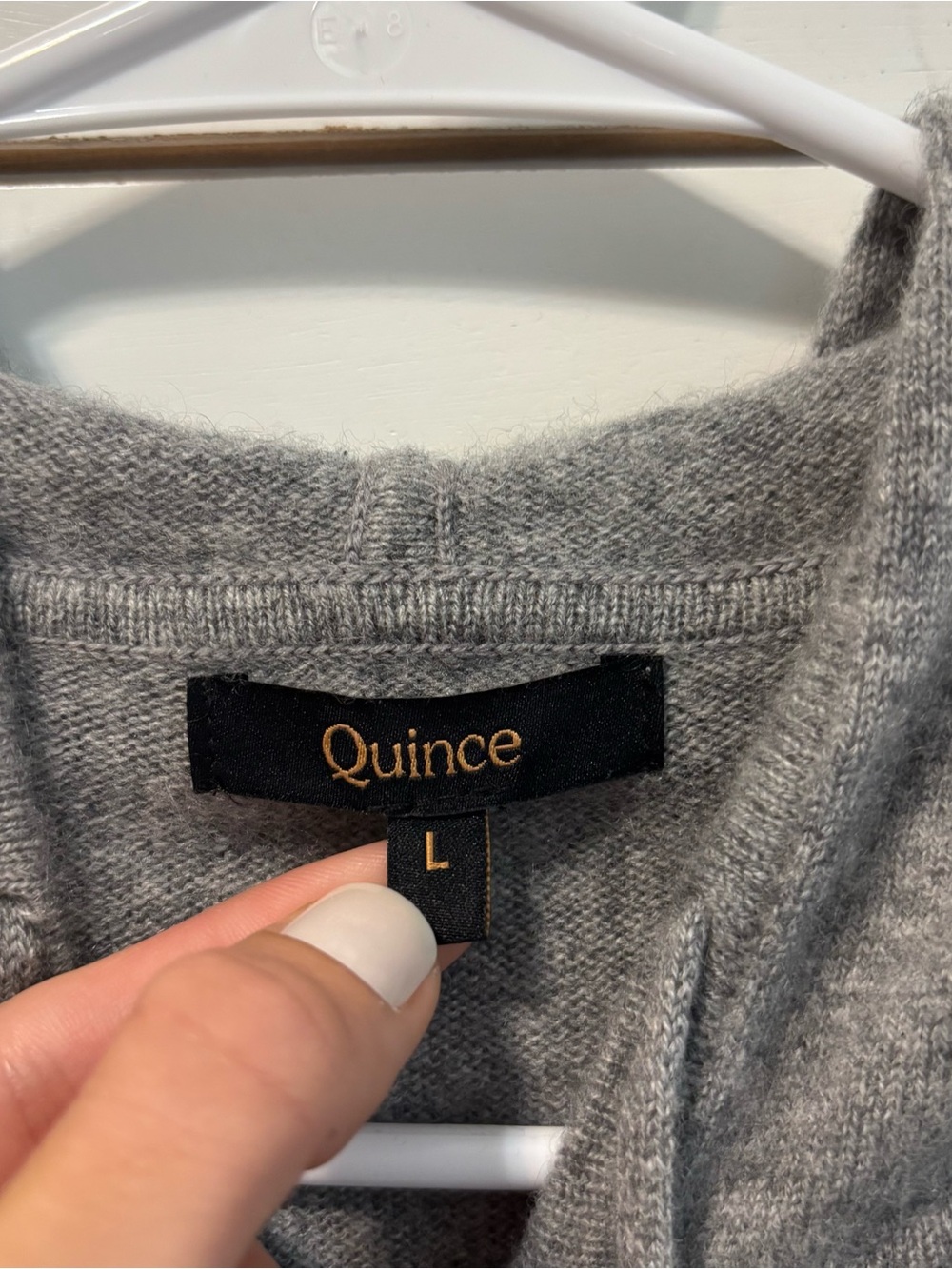 Quince Mongolian Cashmere Full-Zip Hoodie - Picture 4 of 4